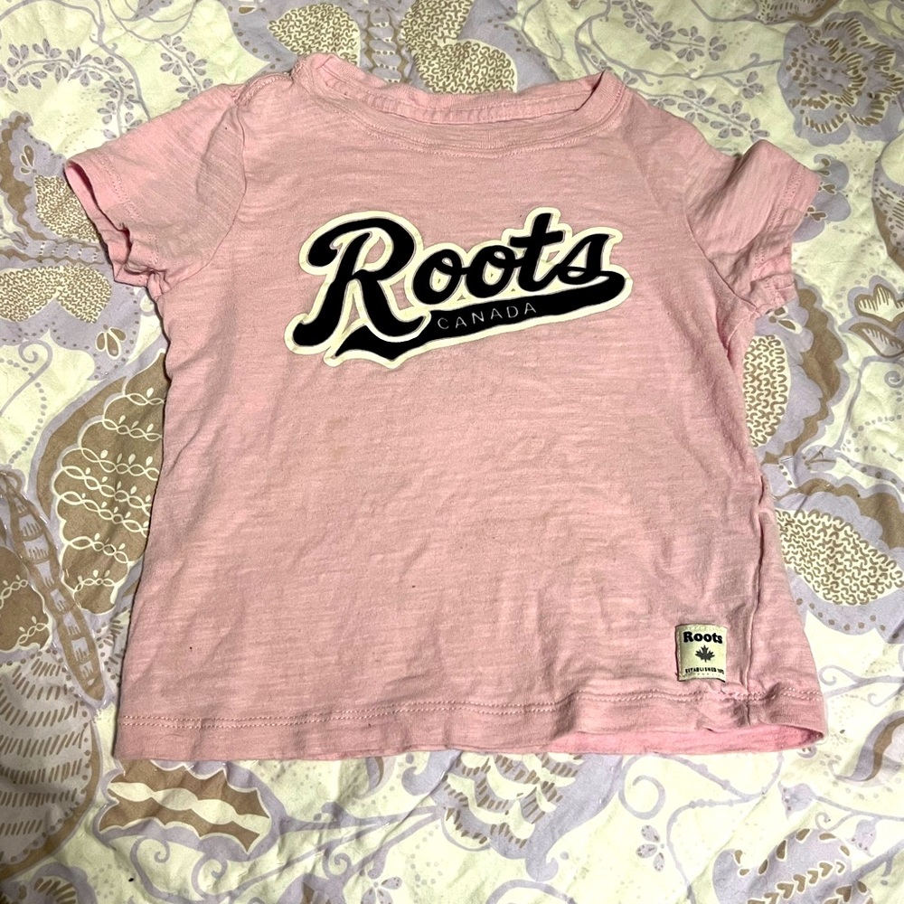 Sold.Roots toddler girl T-shirt 4T